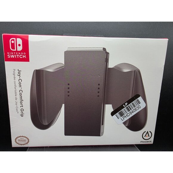 Nintendo Switch Joy-Con Comfort Grip By PowerA - Black - Picture 1 of 5